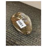 POLISHED AGATE SPECIMEN, IRIDESCENT SHELL-LIKE