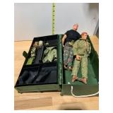 GI JOE ACTION FIGURES, PLASTIC, MILITARY THEME,