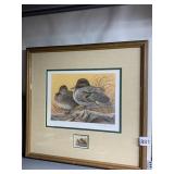 LARRY HAYDEN, 1987 MICHIGAN WATERFOWL PRINT,