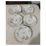 THEODORE HAVILAND LIMOGES PLATES, PORCELAIN,