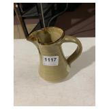 RICHARD WESTON POTTERY, STONEWARE PITCHER, EARTH