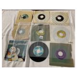 ASSORTED 45 RPM VINYL RECORDS, INCLUDES ROLLING