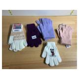 ASSORTED KNIT GLOVES, INCLUDES MICKEY MOUSE