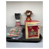 HALLMARK KEEPSAKE LIONELVILLE ORNAMENT, CERAMIC