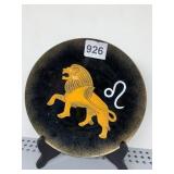 ALEXANDER BY CALIFORNIA DECORATIVE PLATE, LEO