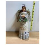 JIM SHORE HEARTWOOD CREEK ANGEL FIGURINE, WHITE