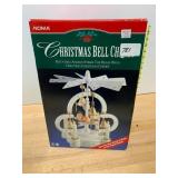 NOMA CHRISTMAS BELL CHIMES, ROTATING ANGELS,