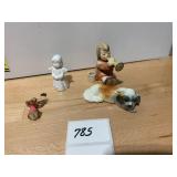 GOEBEL FIGURINES, PORCELAIN, INCLUDES BOY PLAYING