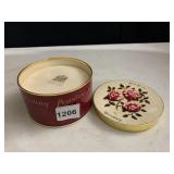 YARDLEY RED ROSES DUSTING POWDER, ROUND TIN,