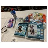 ASSORTED PET SUPPLIES, INCLUDES TRAINING PADS,