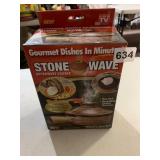 STONE WAVE MICROWAVE COOKER, CERAMIC STONEWARE,