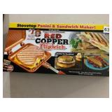 RED COPPER FLIPWICH, STOVETOP PANINI AND SANDWICH