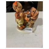 HUMMEL FIGURINE, GIRL W/ DOLL CARRIAGE,