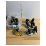 BASSICK 2619E INDUSTRIAL SWIVEL CASTERS, HARD