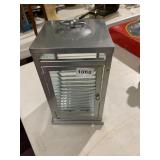 PARTYLITE LANTERN, METAL FRAME, GLASS PANELS,