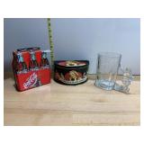 COCA-COLA METAL LUNCHBOX, COCA-COLA SEMICIRCULAR