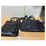 KENNETH COLE REACTION TOTE BAGS, FAUX LEATHER,