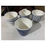 ROYAL DOULTON PACIFIC MUGS, PORCELAIN, ASSORTED