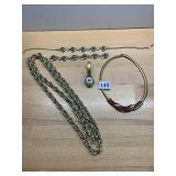 ASSORTED COSTUME JEWELRY, INCLUDES COPPIN STATE