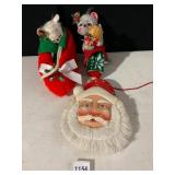 ANNALEE CHRISTMAS DECORATIONS, INCLUDES TWO MICE