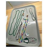 ASSORTED NECKLACES, BEADED STRANDS, MULTICOLOR