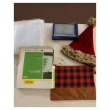 ASSORTED OFFICE AND HOLIDAY ITEMS, INCLUDES SHEET