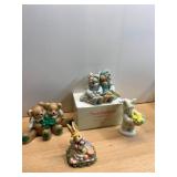 DEPARTMENT 56 SNOWBUNNIES FIGURINES, RESIN,