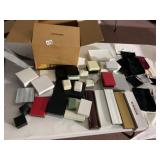 ASSORTED JEWELRY BOXES, INCLUDES VARIOUS SIZES,
