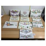 ASSORTED STATIONERY SETS, FLORAL AND GARDEN