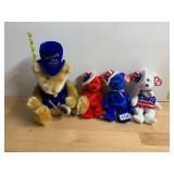 FIESTA HAPPY NEW YEAR 2000 BEAR, TY BEANIE