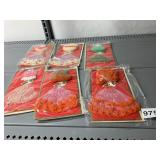 ASSORTED CHRISTMAS GREETING CARDS, TEXTILE AND