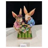 JIM SHORE HEARTWOOD CREEK, HAPPY TOGETHER RABBIT