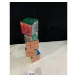 ASSORTED HOLOGRAPHIC PUZZLE CUBES, PLASTIC,