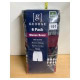 GEORGE WOVEN BOXERS, COTTON BLEND, STRETCH,