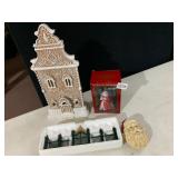 CHRISTMAS VILLAGE ACCESSORIES, INCLUDES