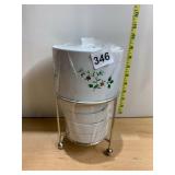 PFALTZGRAFF WINTERBERRY CANISTER, CERAMIC, HOLLY