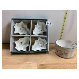 PFALTZGRAFF WINTERBERRY TREE DIP BOWLS AND