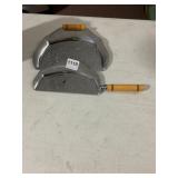 FARBER BROS CHROME CRUMB SWEEPERS, EMBOSSED
