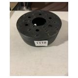 CAST IRON STOVE BURNER COVER, VENTED DESIGN,