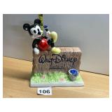 SCHMID WALT DISNEY MICKEY MOUSE CERAMIC FIGURINE,