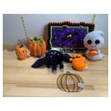 ASSORTED HALLOWEEN DECOR, INCLUDES TY HAUNT GHOST
