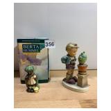 BERTA HUMMEL INSPIRED FIGURINE, BOY W/ CACTUS,