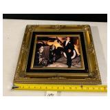 FRAMED PHOTOGRAPH, WEDDING THEME, GILT FRAME,