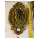 ROBERTS PRINT, CLASSICAL ARCHITECTURE THEME, OVAL