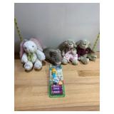 BOYDS BEARS & FRIENDS, PLUSH LAMBS, RABBITS, PEZ