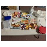 ASSORTED KITCHEN STORAGE CONTAINERS, PLASTIC