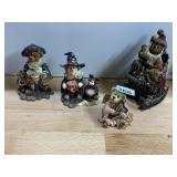 BOYDS BEARS & FRIENDS, RESIN FIGURINES, INCLUDES