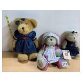 BOYDS BEARS PLUSH TOYS, INCLUDES MADDIE