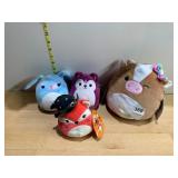 SQUISHMALLOWS PLUSH TOYS, INCLUDES FRIELLA COW,