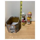 JAPANESE PORCELAIN FIGURINES, CHILDREN THEME,